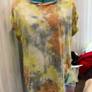 Tie-Dye Women's Top - Multicolor